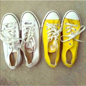 Yellow Converse