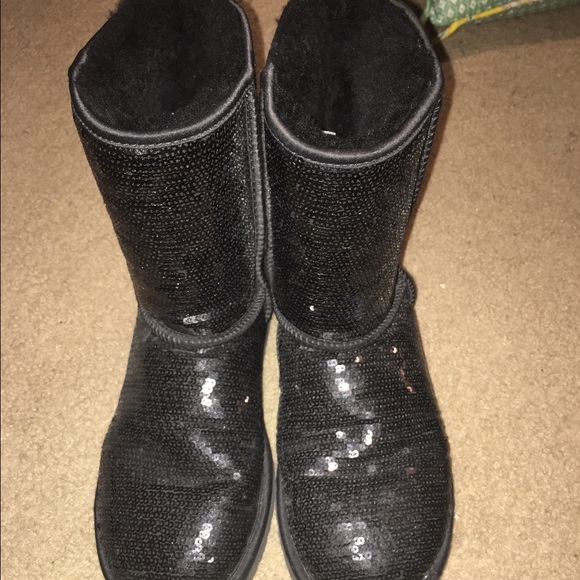 Black Sparkly Uggs