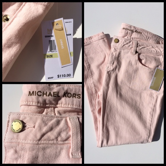 Michael Kors Denim - ✨HP✨MICHAEL KORS BLOSSOM SKINNY JEANS