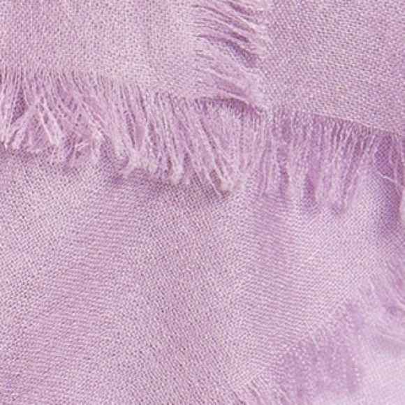 Cashmere & Silk Wrap Delicate Eyelash Fringe - Picture 2 of 4