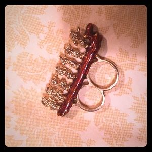 Betsey Johnson Snow white's 7 dwarves double ring