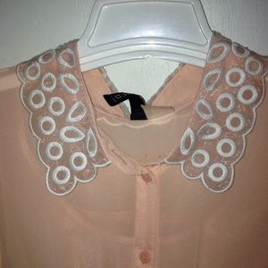 Collered baby doll dress