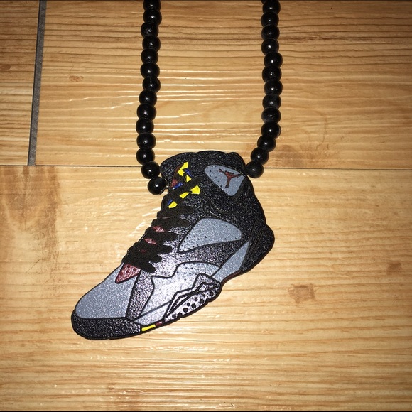 Limited 1 of 13 Jordan Retro Bordeaux 7 Necklace