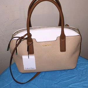 Brand-new Calvin Klein purse nude combo
