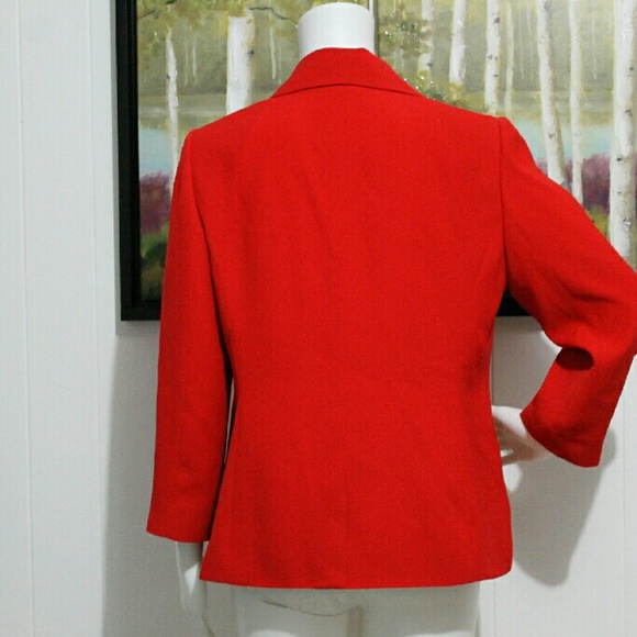 NEW The Limited red blazer size M - Picture 2 of 4