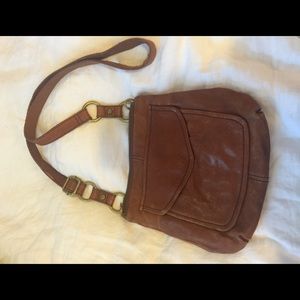 Fossil leather cross body