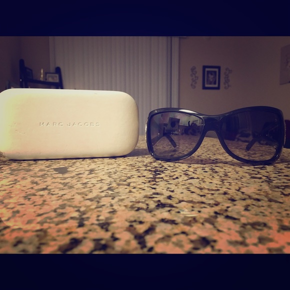 Marc Jacobs Sunglasses with Rhinestone Cut-outs