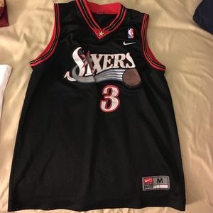 Big Boys Medium Allen Iverson Jersey 100% Auth