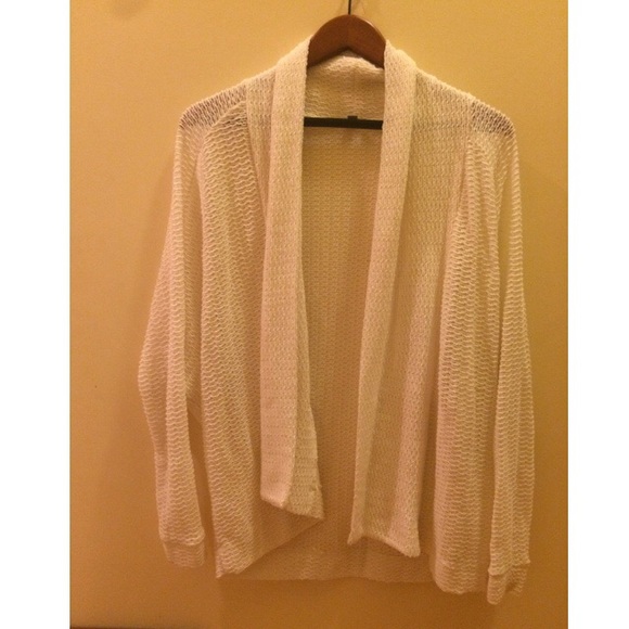 Urban Outfitters white mesh cardigan sweater - Picture 1 of 1