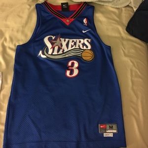Allen Iverson Jersey Big Boys Medium 100% Auth
