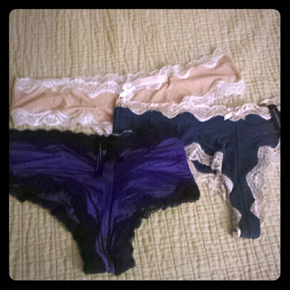 Pink (Victoria's Secret) Set of 3 panties