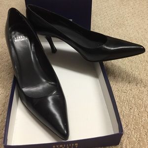 Stuart Weitzman black heels size 7 leather