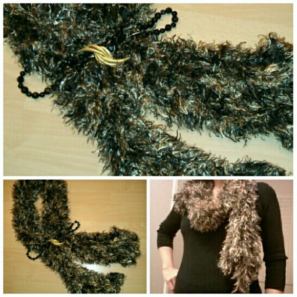 Beautiful beige color scarf