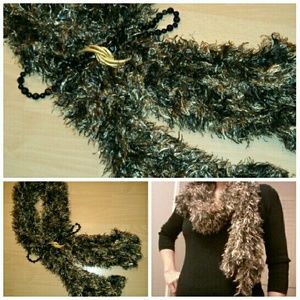 Beautiful beige color scarf