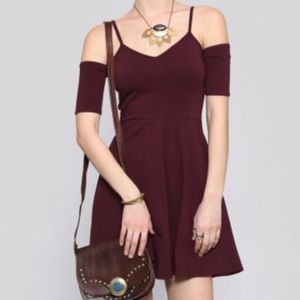 Gypsy Warrior Burgundy Dress