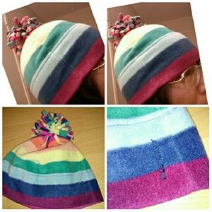 Rainbow color cute old navy hat