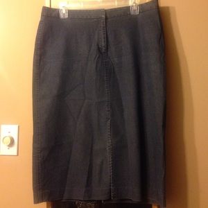 Halogen Denim Skirt