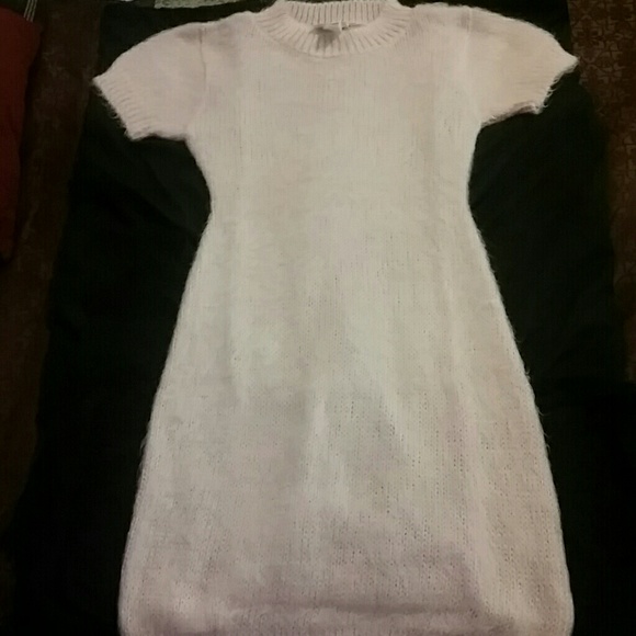 Beautiful Pink Sweater Dress