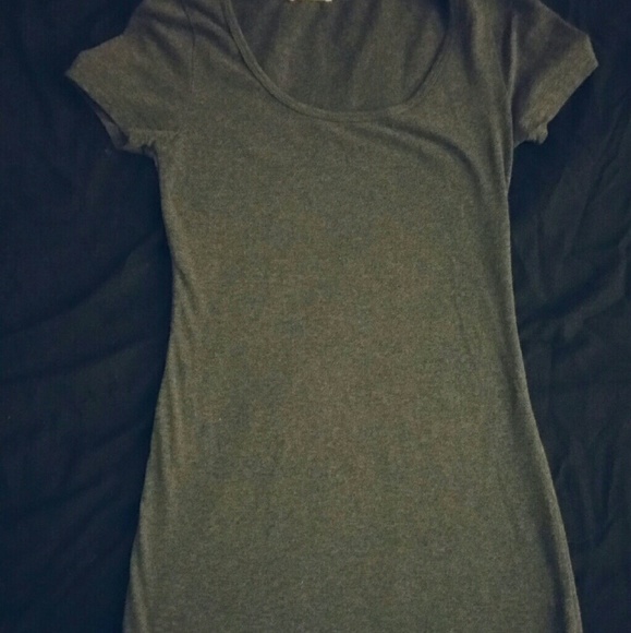 Gray T-shirt Dress