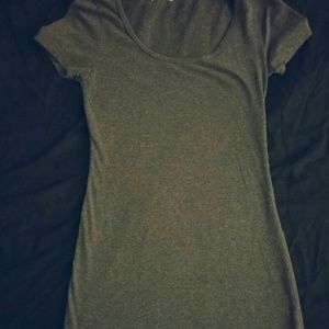 Gray T-shirt Dress