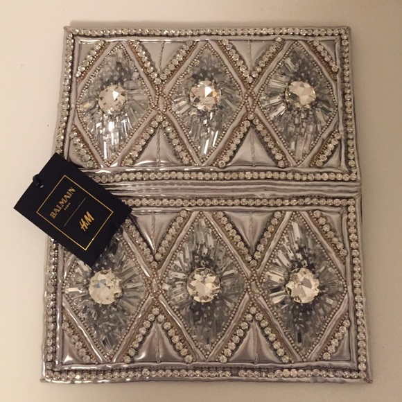 SOLD ON ANOTHER SITE Balmain for H&M clutch. - Picture 3 of 3