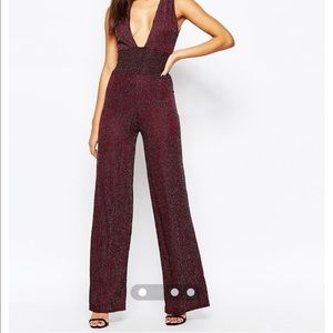 Super Chic Plunging Jumpsuit from Asos