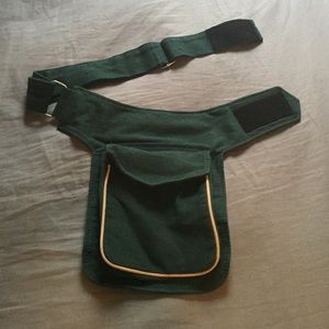 Green waist bag