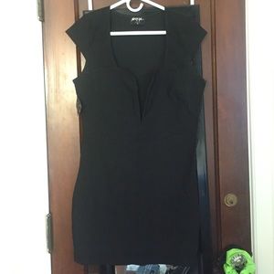 Nasty Gal tight black dress