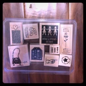 🎉Stampin' Up! 9 "Let's Party" Stamps🎉