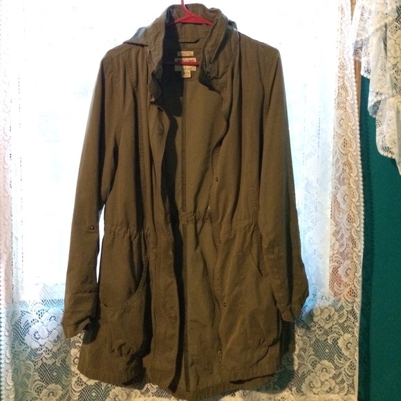 Water resistant Mossimo trench jacket