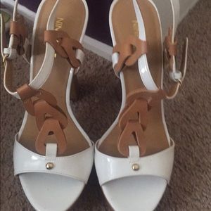 Nine West Chunky Heel Sandal