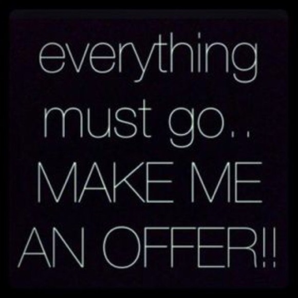 Store closing soon - all offers welcome!