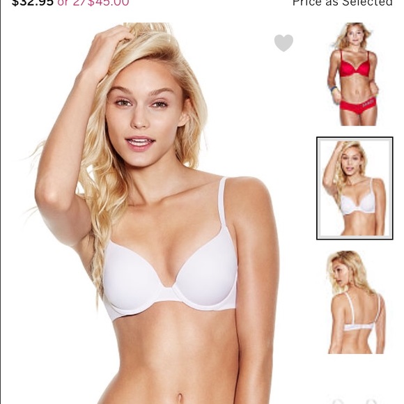 VS 32D Wear Everywhere Push Up bra