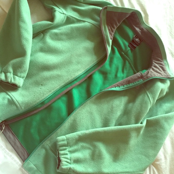Mint Green North Face Jacket - Picture 1 of 4