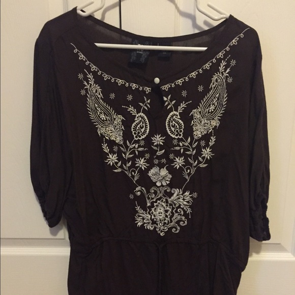 Brown Western Shirt
