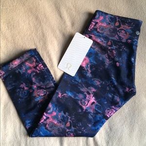 Lululemon Wunder Under Crop Moody Mirage Barkberry