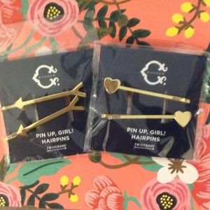 C.Wonder /Twistband Gold Hair Pins