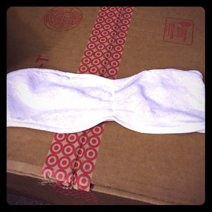 VS PINK white bandeau