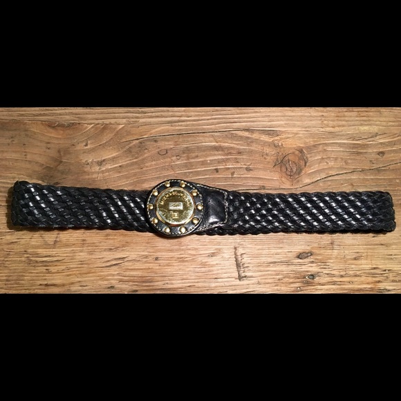 Michael Kors black leather belt main image 4