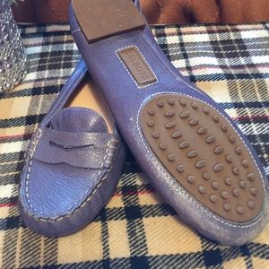 Medium blue Talbots loafer. GUC