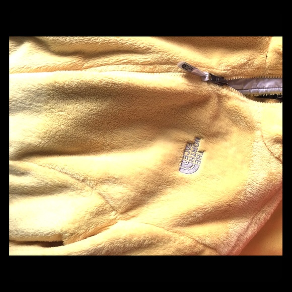 The North Face Jackets & Blazers - Yellow fuzzy north face