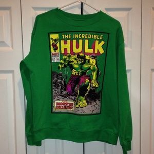 Green Crew Neck Sweater