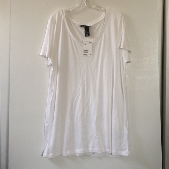 H&M basic white tee