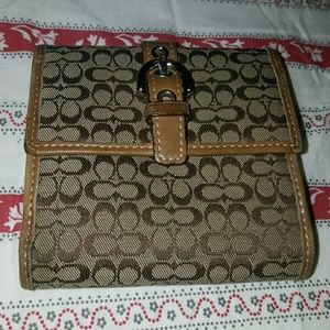 Authentic Coach bifold wallet