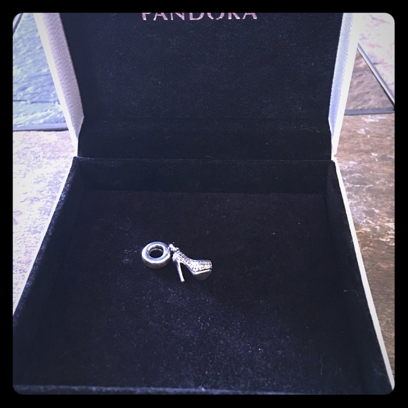 PANDORA Pave Crystal Stiletto Heel Charm