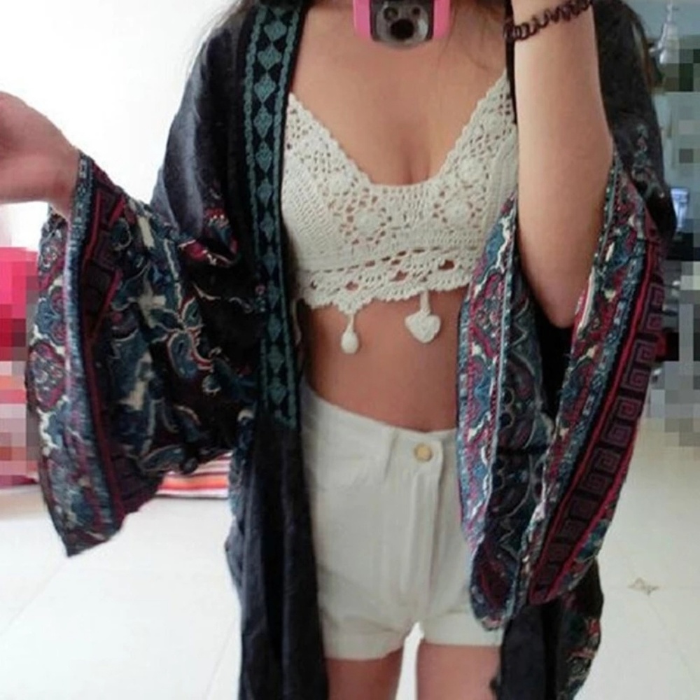 🌼 Boho Crochet Crop Camisole 🌼 - Picture 5 of 5