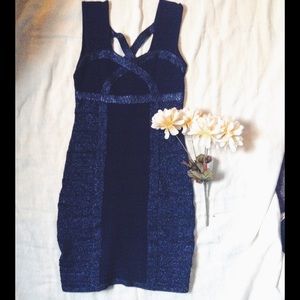 Navy Blue Body-con Dress