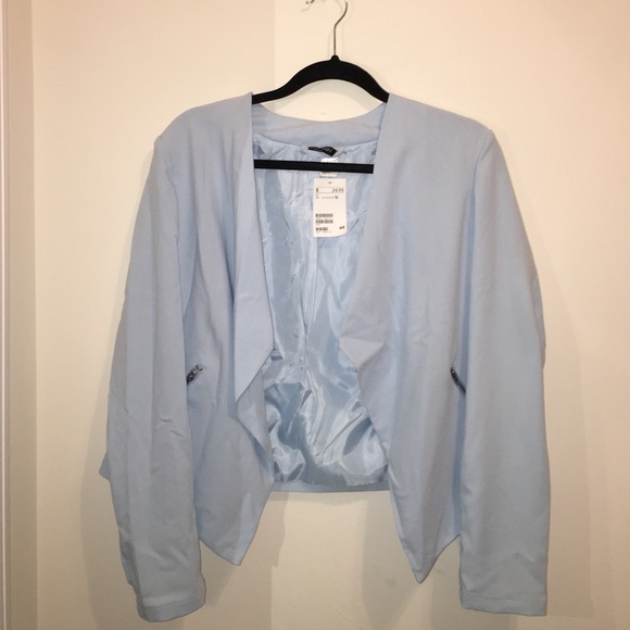 NEW H&M Light Blue Blazer