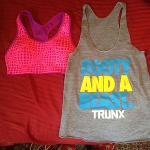 Activewear: Reversible Sports Bra + Fitness Tank