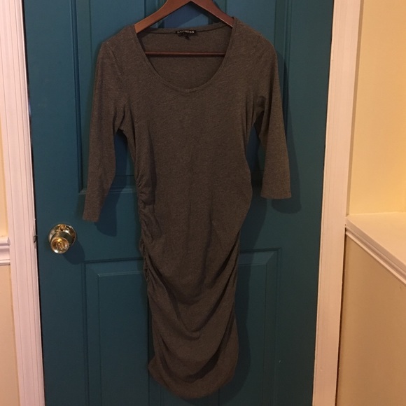 Express Gray jersey dress